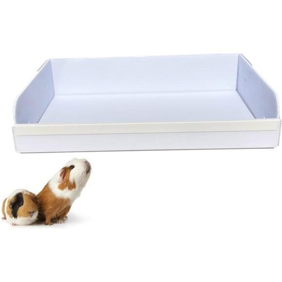 Guinea Pig Litter Box Small Animal Bedding Patty Pan for Training Hay Box New - Picture 1 of 7